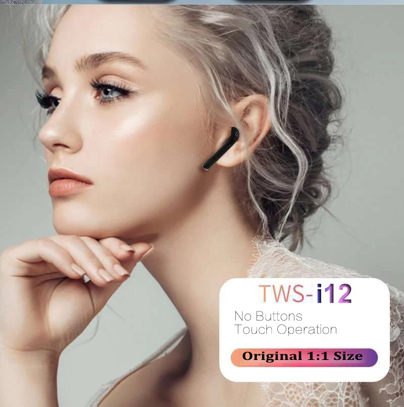 2019 New Touch control i12 TWS Mini 11 Air pods Wireless Bluetooth 5.0 earphones headset pk i10 i11 tws for Smart Phone xiaomi  (13)