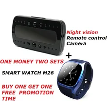 Wasserdichte Smartwatch M26 Smart Uhr Mit LED Alitmeter Schrittzähler Für IOS Android + Buy One Get One Kostenlos Nachtsicht kamera