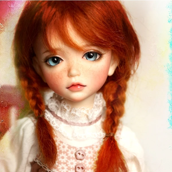 

Top Quality 1/6 BJD Doll SD Lonnie With Freckles Girl Boy Versions Doll Best Gift Free Shipping