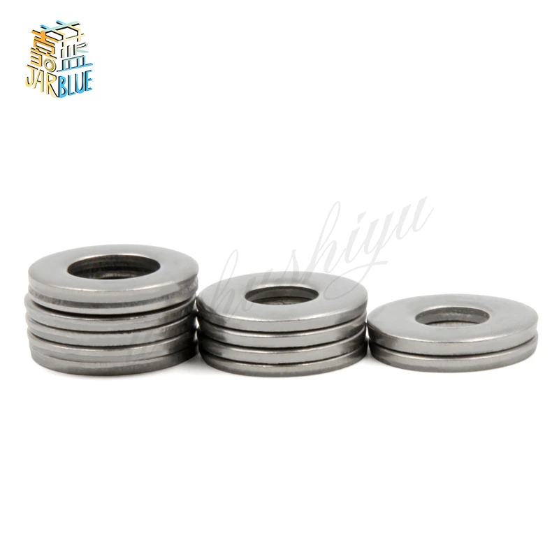 

50Pcs M2.5 M3 M3.5 M4 M5 M6 M8 DIN9021 GB96 304/A2-70 Stainless Steel Large Size Flat Washer HW138