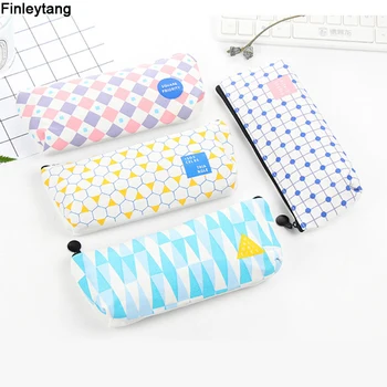 

New Kawaii Stationery Pencil Case Fashion Canvas Pencil Bag School Supplies Cute Creative Child Gift Pencil Box Cosmetic Bags