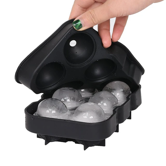 Large Ice Cube Trays Ice Ball Maker With Lids Combo(set Of 2), Silicone  Sphere & Square Flexible Ice Cube Molds For Cocktails, Whiskey, Juice And  Any