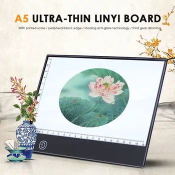 

LED A5 Graphics Tablet Drawing Tablet Tracing Board with Scale Painting 5D Animation 5V 3-Level Dimming Artists Sketching