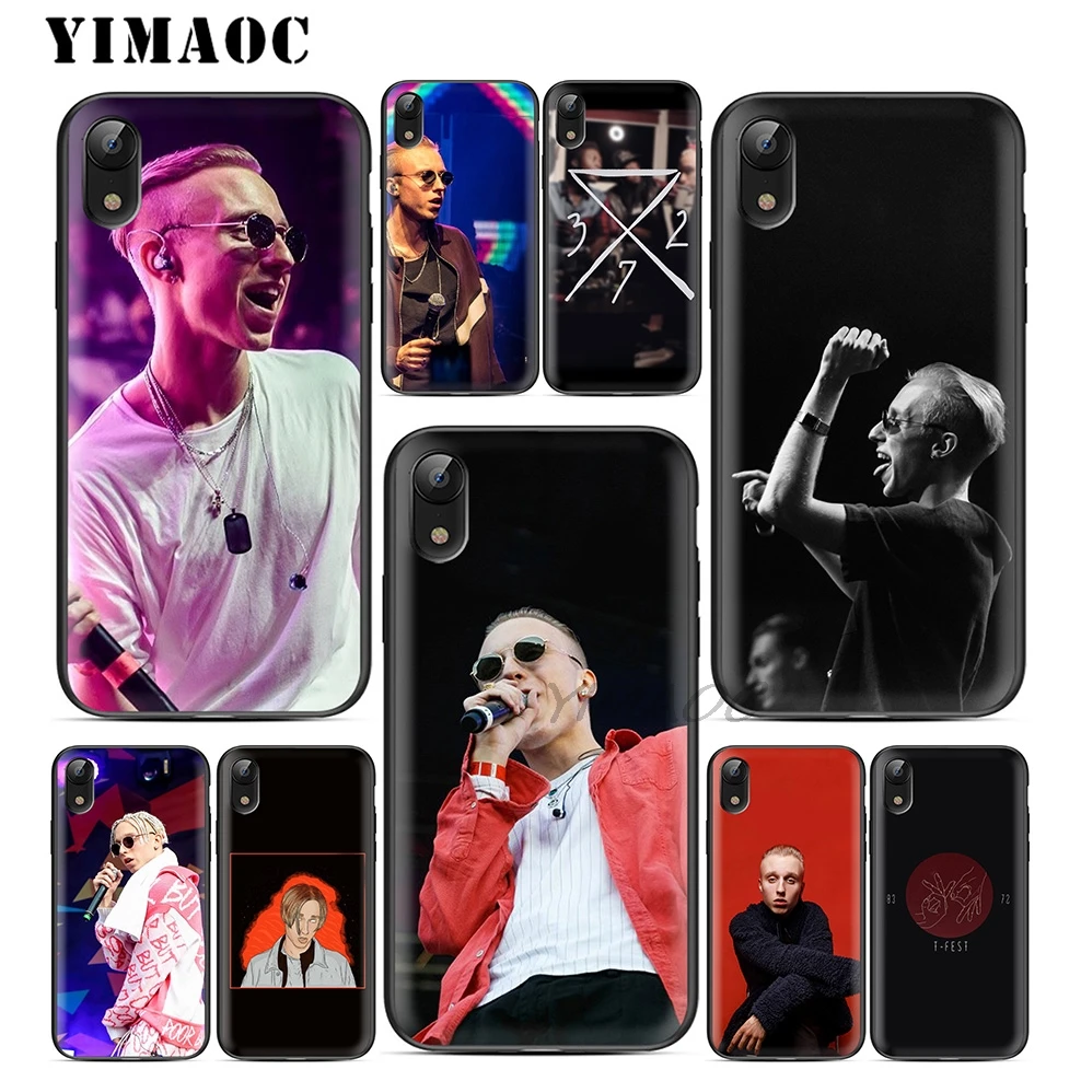

YIMAOC T-Fest Rapper Cool Soft TPU Black Silicone Case for iPhone X or 10 8 7 6 6S Plus 5 5S SE Xr Xs Max
