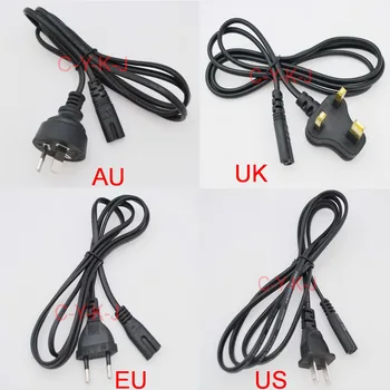 

20pcs High quality 2 Prong US ,EU,UK, AU Plug AC Power Cord Cable Charge Adapter PC Laptop