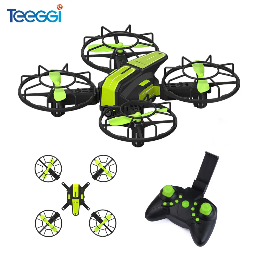 

Teeggi X1 DIY Mini RC Drone With HD Camera WiFi FPV RC Quadcopter Helicopters Headless Mode VS S9 T10 e58 x20 Micro Pocket Dron