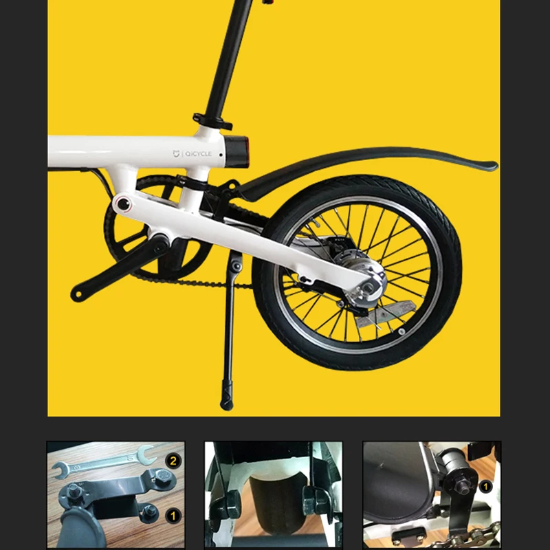 Tire-Tyre-Splash-Mudguard-Front-Rear-Fender-Shelf-for-Xiaomi-Mijia-Qicycle-EF1-Electric-Bike-Bicycle(1)