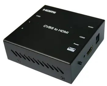 

CVBS/RCA to HDMI converter video, black color 720/1080 P