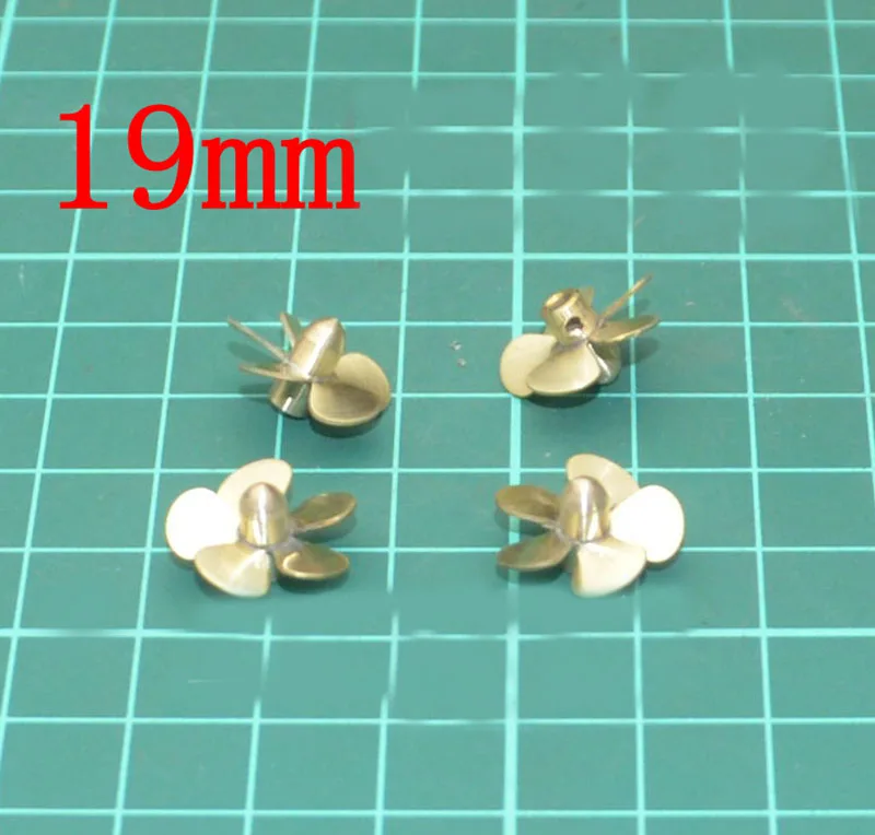 

1PC RC Simulation Boat Diameter 19mm Copper Propeller 5 Blades Paddle Aperture 2mm Mini Metal CW/CCW DIY Accessories