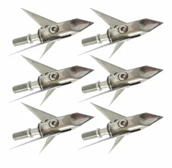 

Linkboy Archery Arrow Stainless Steel Ramcat Broadhead Arrowhead 100GR for Hunting Orignal Package 6pcs/lot