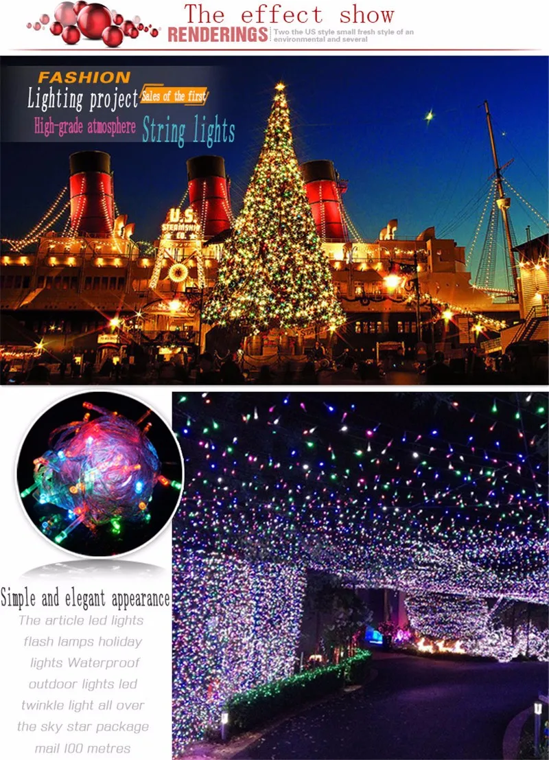 Application of LED string light 1-1