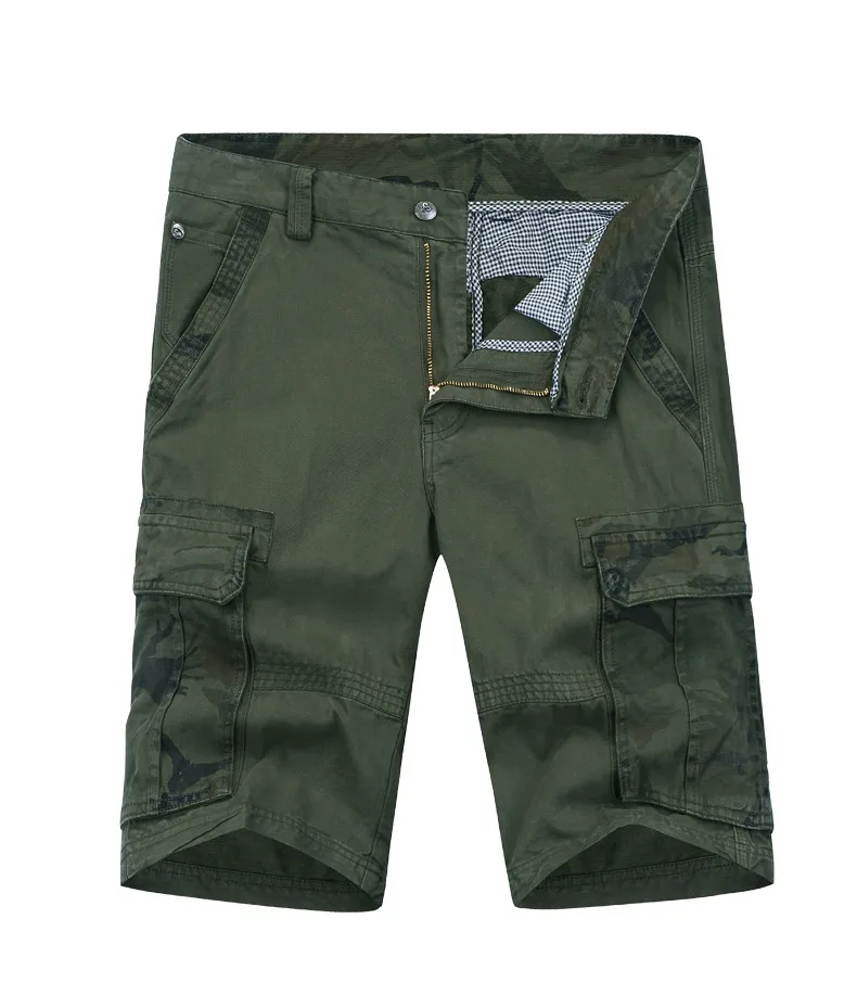 Multi-pocket Shorts Men Floral Cargo Shorts Cool Summer Hot Sale Cotton Fashion Men Shorts Male Pants Brand Clothing Plus Size 13