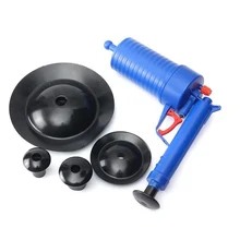 

High Pressure Air Drain Blaster Pump Plunger Sink Pipe Clog Remover Tool Kit Set