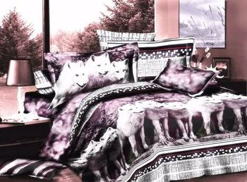 

UNIHOME Luxury Full/Queen Duvet cover set 300 thread count fiber reactive prints bedding set XIUXIANSHIGUANG