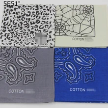 Женский мужской платок мягкий хлопок /леопардовый принт Тотем 52 см/много видов применения подарки для гостей