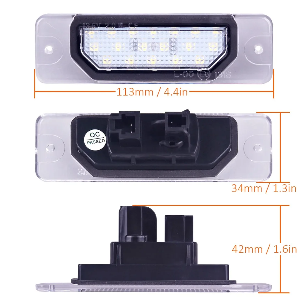 2 шт. светодиодный номерной знак свет 12 V для Infiniti FX35 FX45 Q45 I30 I35 M35h M37 M56 Q70 Nissan Fuga Cefiro автомобильные аксессуары