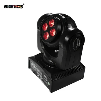 

LED Beam+Wash Double Sides 4x10W+1x10W Moving Head Lighting DMX512 Stage Effect For Party Dj Dance Floor Fast Shipping
