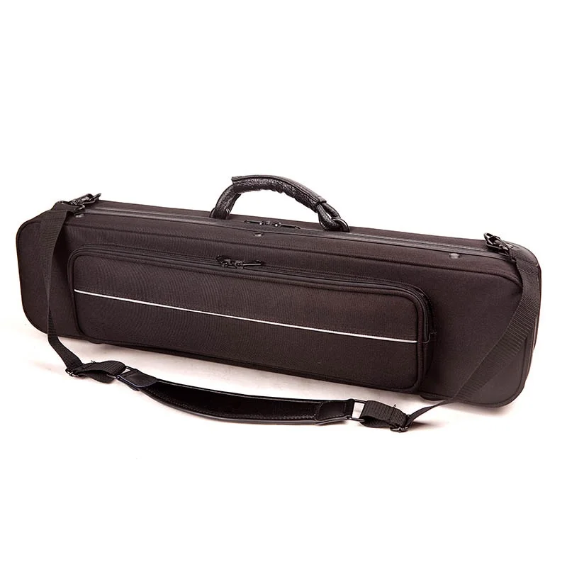 Integrated straight body Bb Soprano Saxophone case black nylon shock absorption Sax bag Bb