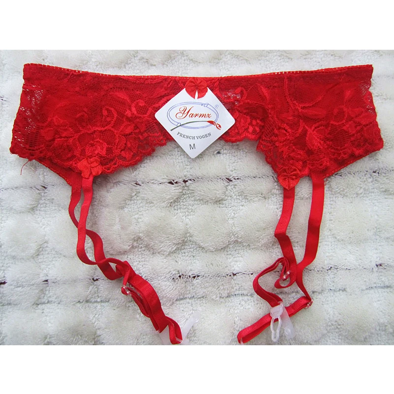 Pus Size Sexy Women Garters Suspenders Belt Wedding Lace Double Adjustable Waist Belt For Sexy Stockings Underwear Lenceria Sexy