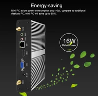 intel core מיני PC מעבד Intel Core i3 7100U 6100U Windows 10 8G DDR3L 240GB SSD 300Mbps WiFi Gigabit Ethernet HDMI VGA 6 USB * PC Box Fanless (5)