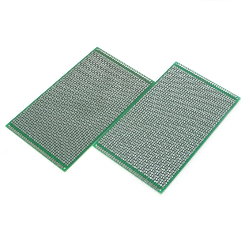 2x 9x15cm Double Side Prototype DIY PCB Tinned Glass Fiber Soldering Board