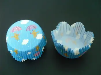 

4.5inch 500pcs/lot rabbit snowboy bee petals cupcake liners baking paper cup muffin cases for wedding/festival party Decoration