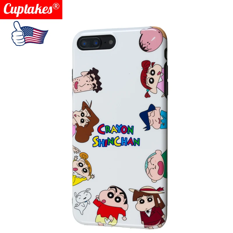 Роскошный бренд глянцевый мягкий силиконовый чехол для iPhone 7 8 Plus XR X XS Max 6 S милый