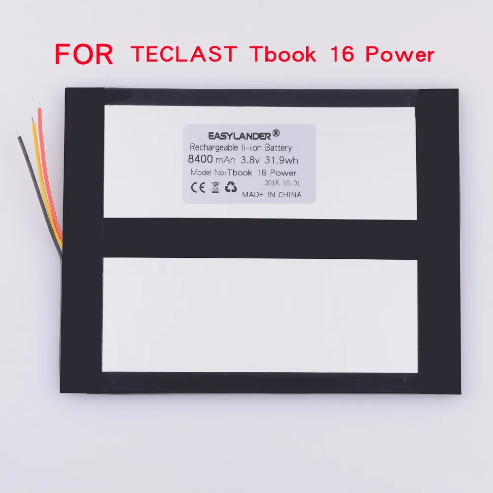 Аккумулятор для TECLAST TBOOK 16 POWER планшетный ПК литий полимерный перезаряжаемый