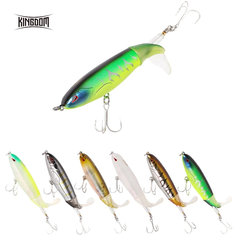 

XTS Fishing Bait Topwater Fishing Lure Whopper Plopper Soft Rotating Tail Fishing Bait Tackle 90mm 110mm 130mm7508