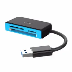 ССК SCRM330 все-в-1 USB3.0 Card Reader Поддержка SD/TF/CF карта 5 Гбит/с супер высокоскоростной смарт-карты флэш-памяти чтения адаптер