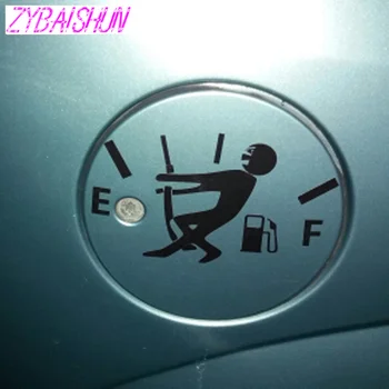 

Car Stickers Reflective Fuel Gage Empty Stickers Animated Image of High Gas Consumption Sticker Self-adhesive Car Style