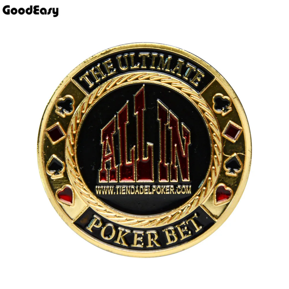 Poker Card Guard Protector металлическая монета с пластиковой крышкой металлический