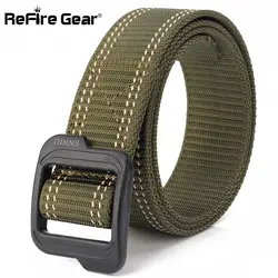 ReFire gear сверхмощный тактический военный ремень мужской прочный квадратный пластиковый ремень с пряжкой Повседневные Легкие нейлоновые