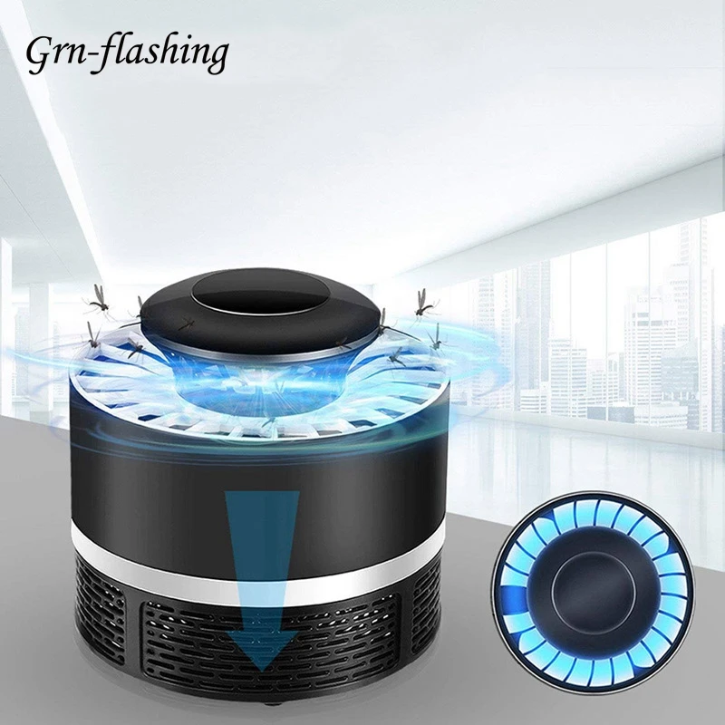 Home Electrical Mosquito Killer Lamp 5V USB Power Indoor Anti Insect Bug Zapper Trap Bedroom LED Repellent | Освещение