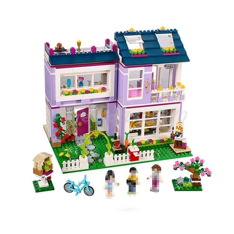 

Emma's Creative Studio DIY Model Friends Series Building Blocks Set Educational Toys For Girls Children Compatible with