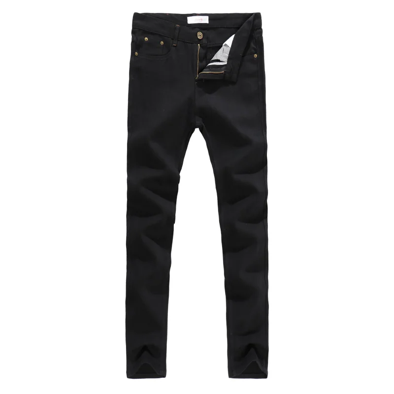 Men's Jeans Men's Classic Biker Pants Masculina Black Jumpsuit Jeans Pants Vaquero Pants Hombre Men's Slim Fit Distressed