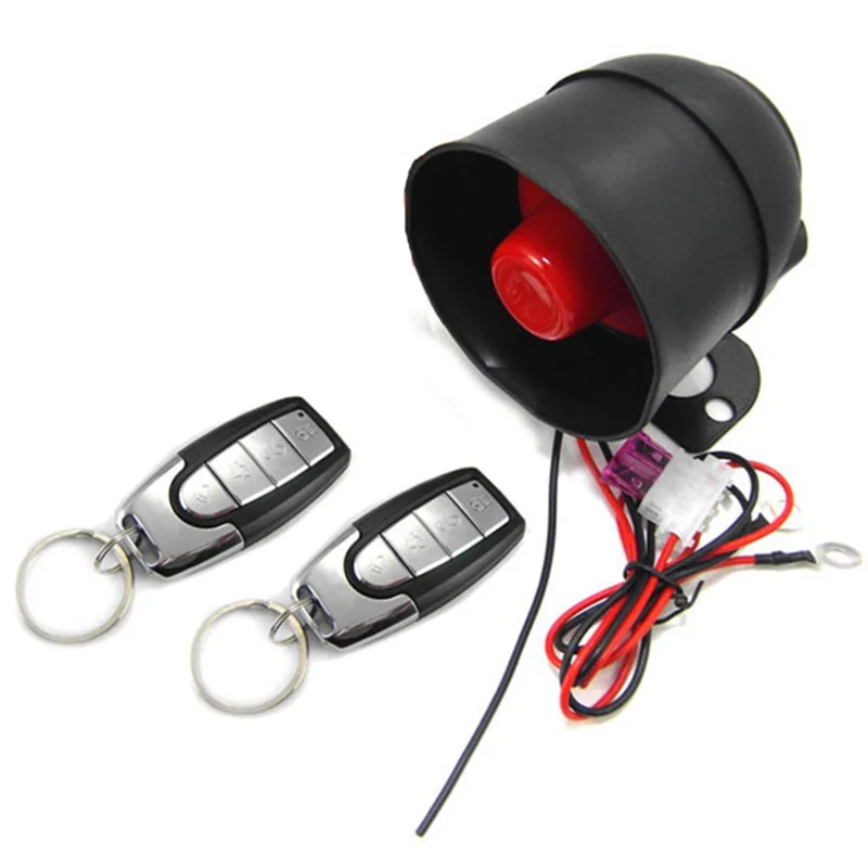 

Car car alarm 12V universal vibration alarm anti-theft device from cutting line free installation wiring