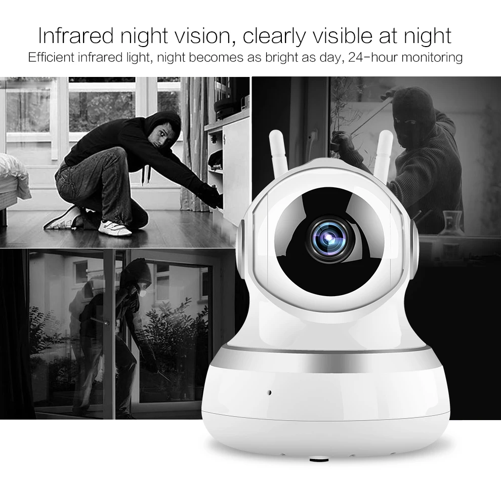 HD 720 P домашняя охранная ip-камера двухсторонняя аудио Беспроводная мини-камера 1MP ночного видения CCTV WiFi камера детский монитор