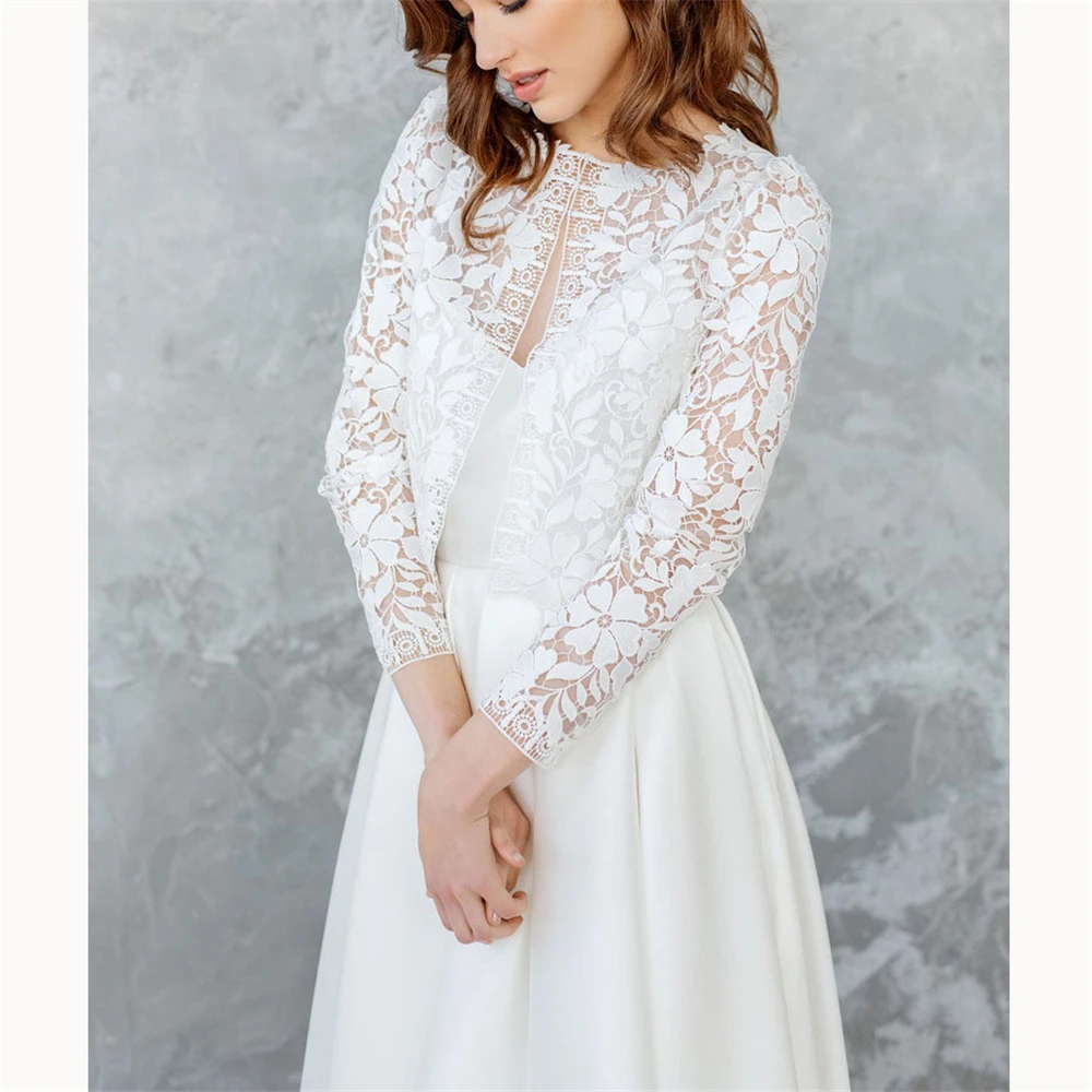 

New Arrival Charming Wedding Dress 2019 Gorgeous Backless Bridal Gown Satin Vestido de Noiva High-low Natural With Jacket