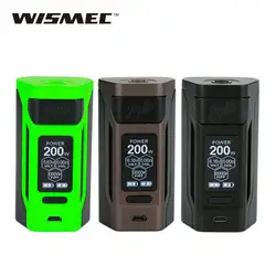 Оригинальный WISMEC Рел RX2 20700 модель TC 200 W Выход 1,3 дюйма большой Экран RX2 поле Mod для WISMEC гном бак нет 20700 Батарея