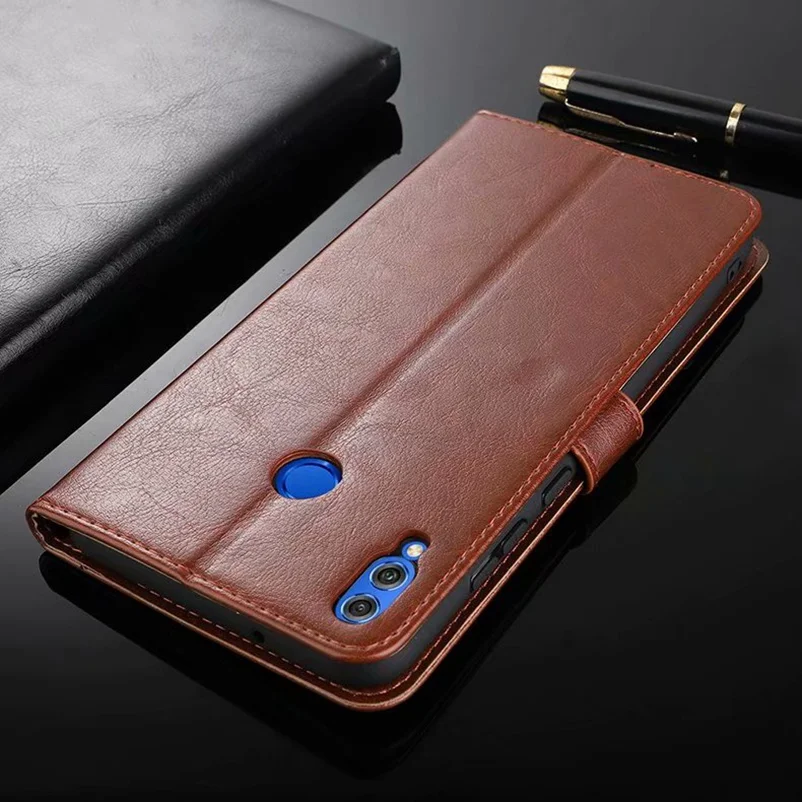 Чехол для Honor 8X Max 8C 7C с откидной крышкой кожаный чехол Huawei Mate 20 X P10 P20 7A Pro Play Note 10 8 9