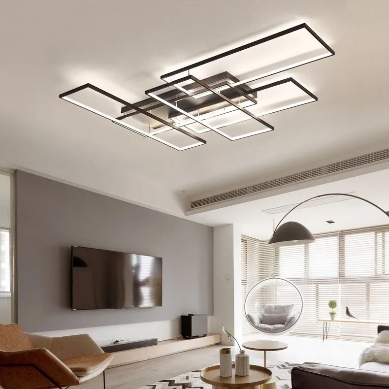 

Modern Led Chandelier Lighting Ceiling Light Led Flush Mount Ceiling Light Brushed Surface Ceiling Lamp AC110-240V