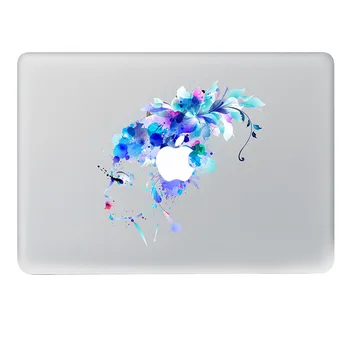 

Blue flower of the wizard Vinyl Decal Notebook sticker on Laptop Sticker For DIY Macbook Pro Air 11 13 15 inch Laptop Skin