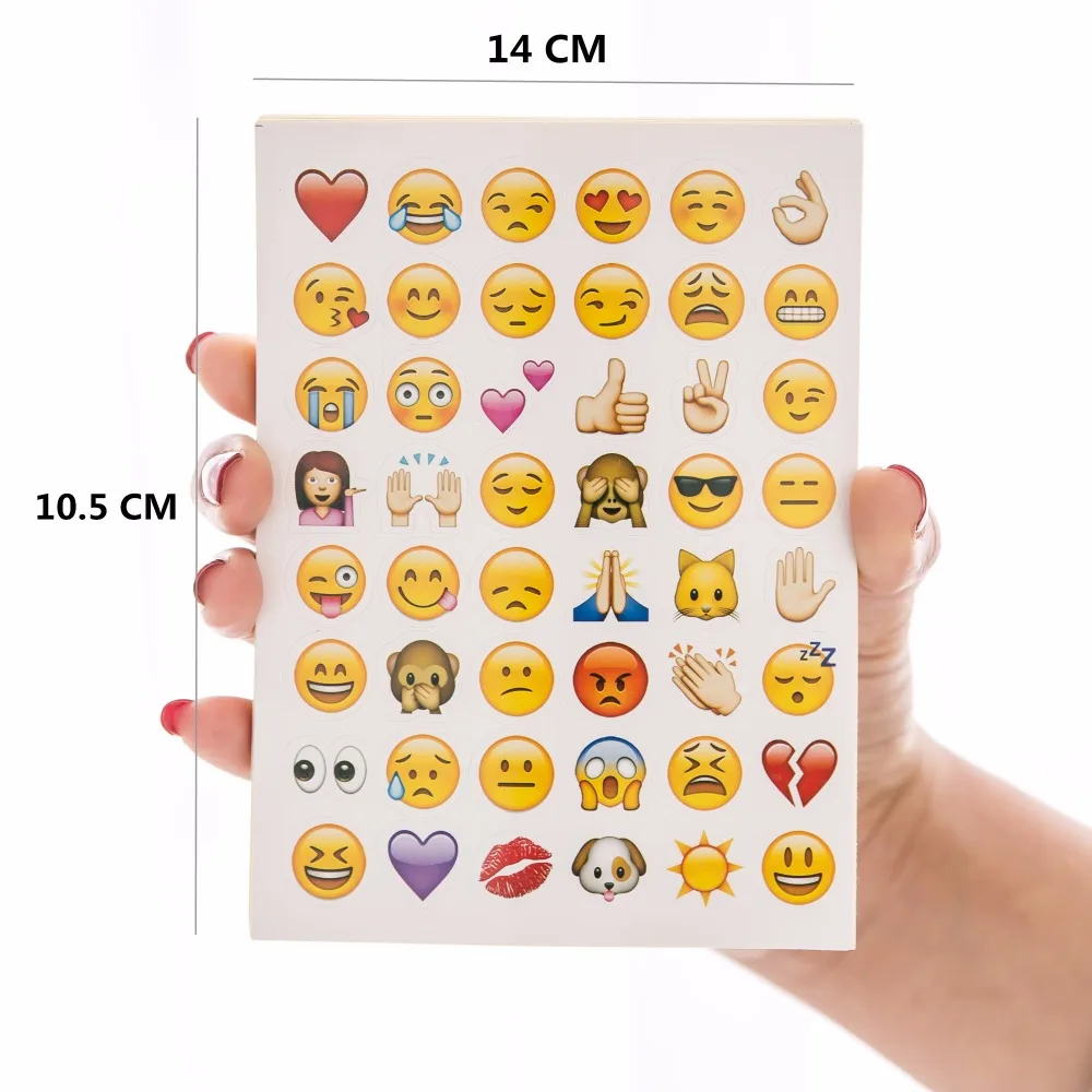 19 sheets emoji sticker assortment 912 stickers the most popular emoji sheets