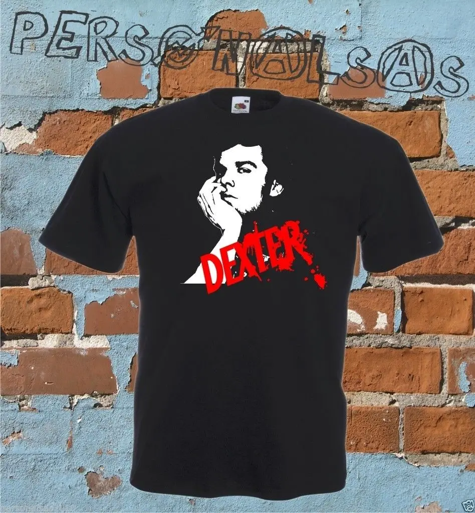 Футболка DEXTER serie TV dexter morgan T877 крутая Повседневная мужская футболка унисекс новая