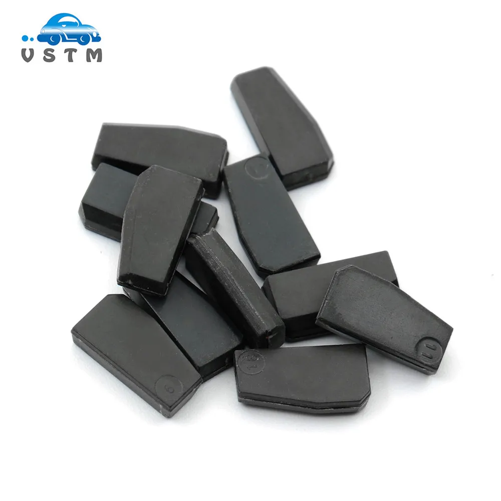 

VSTM 10pcs/lot New ID T5-20 Transponder Chip Blank Carbon T5 Cloneable Chip for Car Key Cemamic T5 Chip