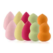 10 шт латексная свободная пудра, косметический Спонжик спонж для нанесения основы водопадный спонж для нанесения макияжа Инструменты для красоты скважины в воде