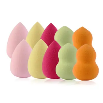 

10Pcs Latex Free Powder Cosmetic Puff Foundation Makeup Sponge Waterdrop Face Make Up Sponge Beauty Tools Swell in Water