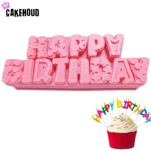 Cakehoud на день рождения Английский алфавит торта DIY Шоколадные конфеты Желе Мыло силиконовые формы пиццы Формы для выпечки лоток для выпечки Инструменты