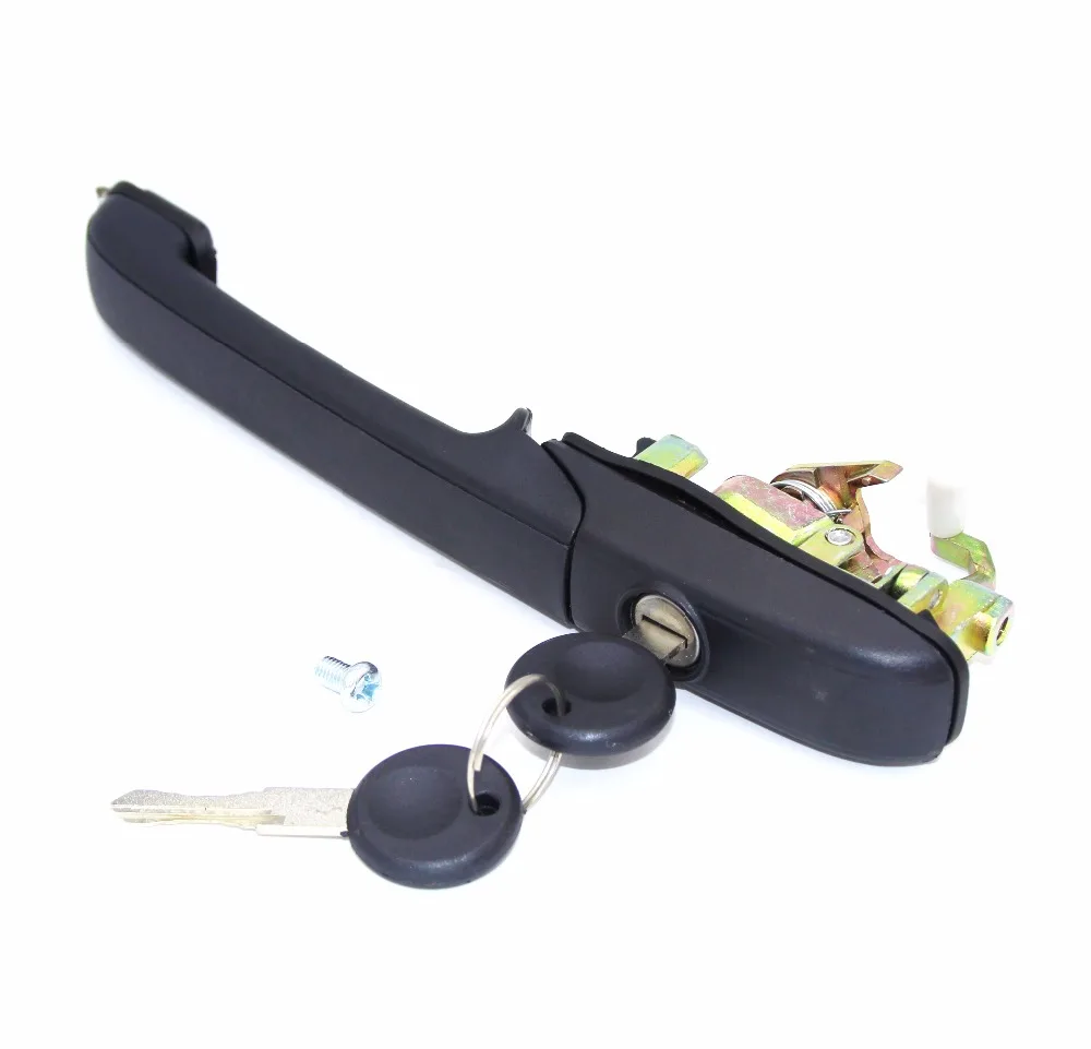 OE 3A0837206D FRONT RIGHT DOOR HANDLE WITH 2 KEYS FOR PASSAT 1988 1996